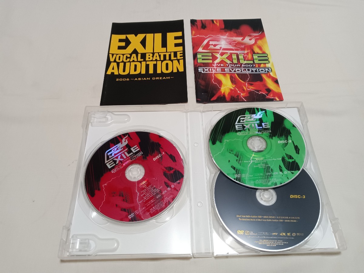 DVD　 EXILE ライブツアー2007　3枚組_画像3