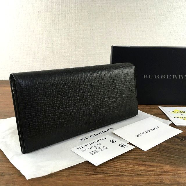 まとめ買い】 バーバリー 小銭入れ付 長財布 BURBERRY 男性用財布