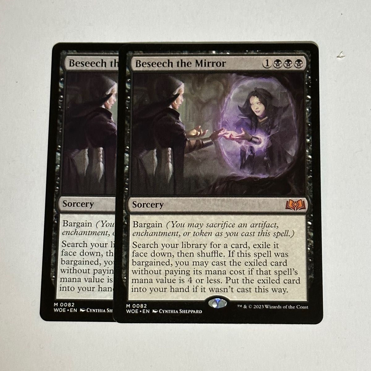 鏡に願いを 2枚 英語版 MTG