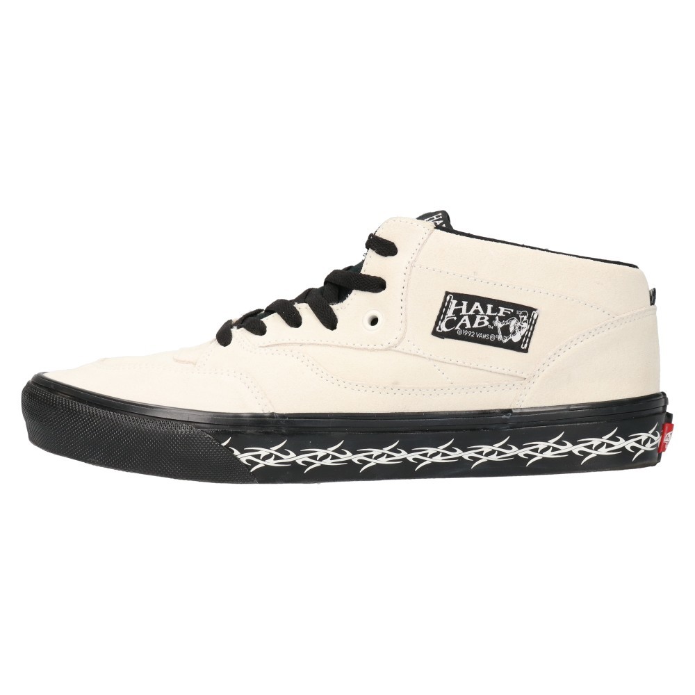 SUPREME シュプリーム×VANS Skate Half Cab スケートハーフキャブ ローカットスニーカー ブラック/ホワイト US12/30cm VN0A5KRW93B_画像1