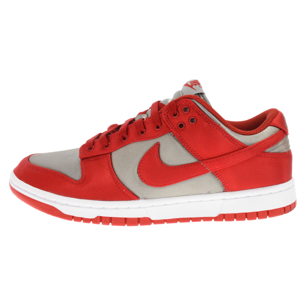 NIKE ナイキ WMNS Dunk Low UNLV Satin ウィメンズ ダンク UNLV サテン ローカットスニーカー グレー/レッド US10/27cm DX5931-001_画像1