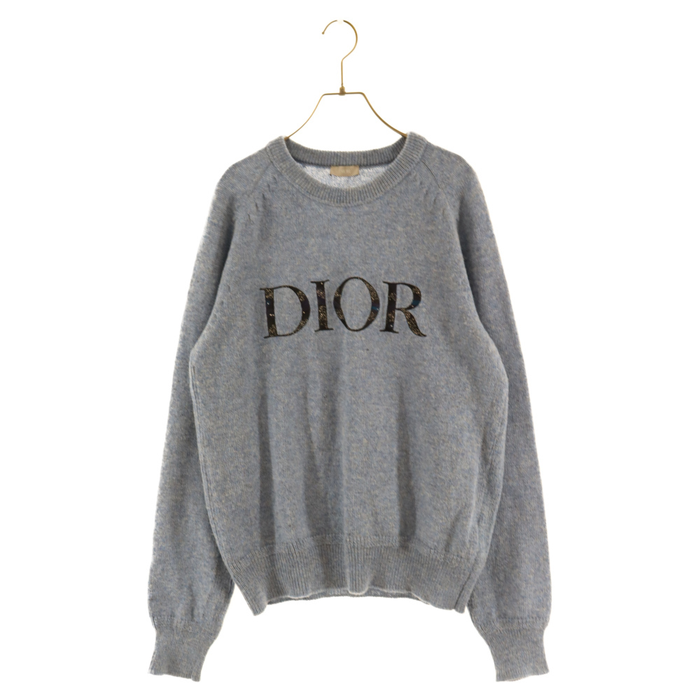 日本最大のブランド ディオール DIOR 21AW 143M657AT296 ブルー 長袖