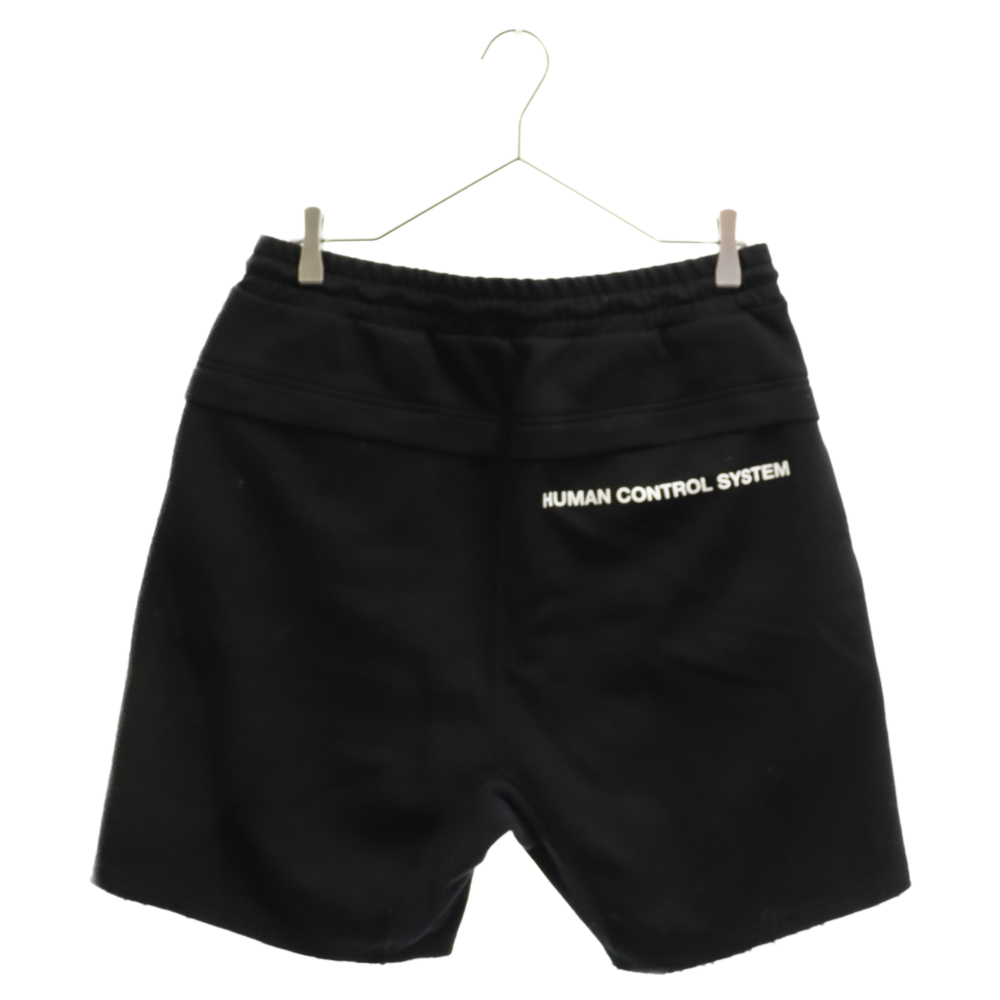 UNDERCOVER アンダーカバー Human Control System Shorts バックプリント スウェットショーツ ハーフパンツ UCT4513-1 ブラック_画像1