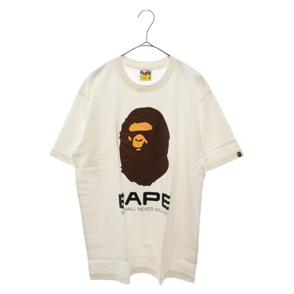 完璧 エイプ ビッグ Tee Head Ape Big アベイシングエイプ APE BATHING