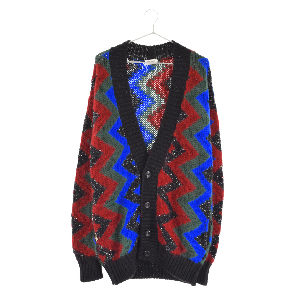 SAINT LAURENT PARIS солнечный rolan Париж 21AW Glitter Cardigan украшен блестками кардиган многоцветный 663352 Y75BT