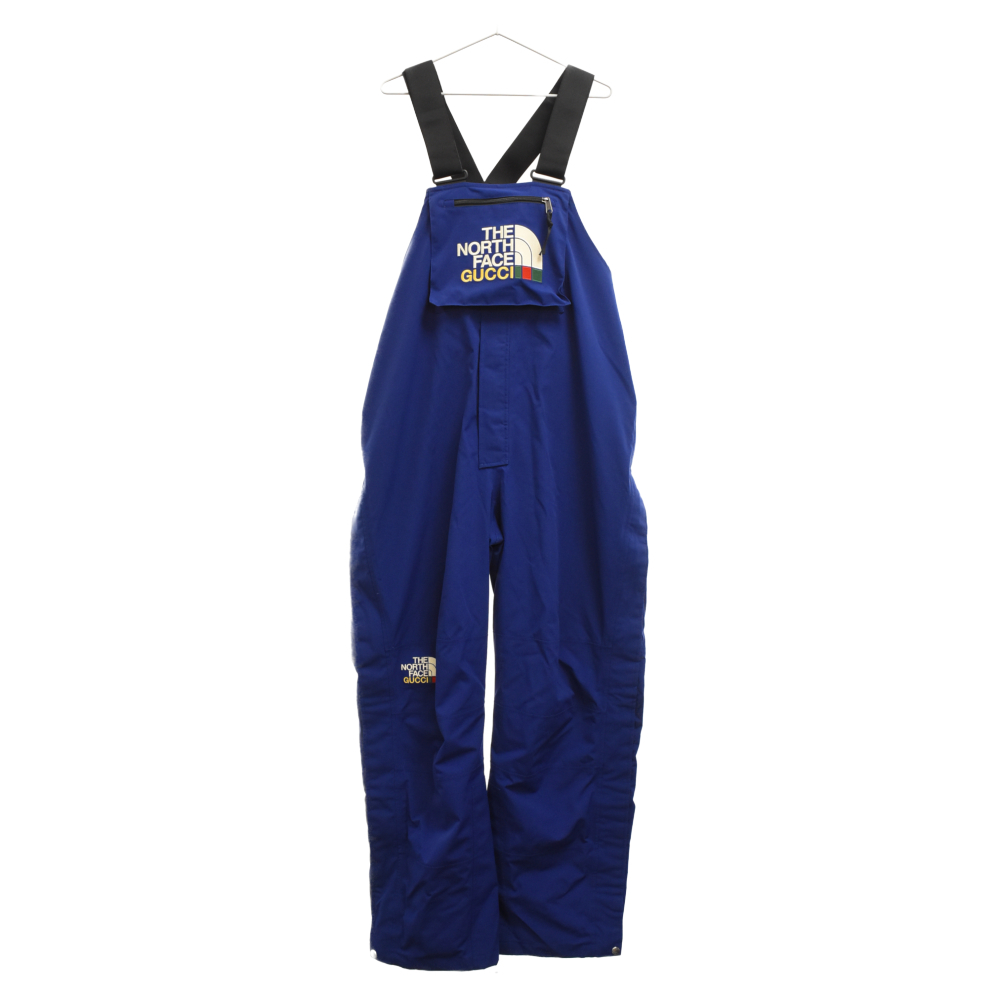 GUCCI グッチ 21AW×THE NORTH FACE Edition OverAll×ザ ノースフェイスエディション オーバーオール ブルー/レッド 663768 ZAHTL