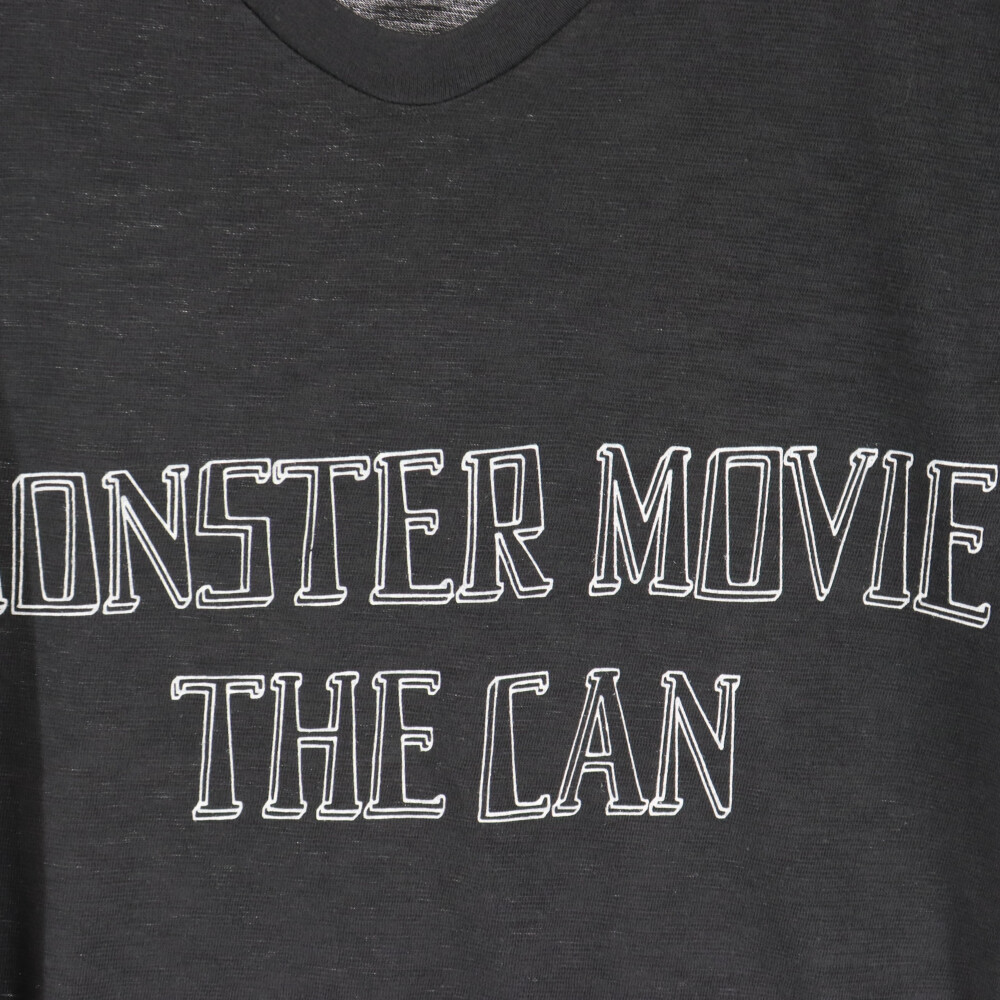 UNDERCOVERISM アンダーカバイズム 11SS MONSTER MOVIE THE CAN ロゴプリント 半袖Tシャツカットソー G4818 ブラック_画像4