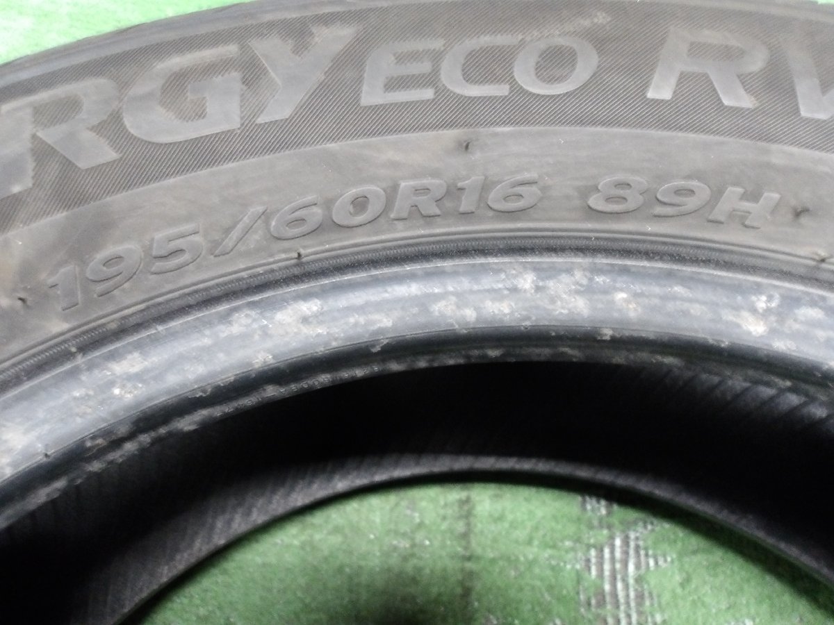 『Hankook　ハンコック　KINERGY ECO RV　195/60R16　2020年製　夏タイヤ　ノーマルタイヤ　2本セット』_画像6