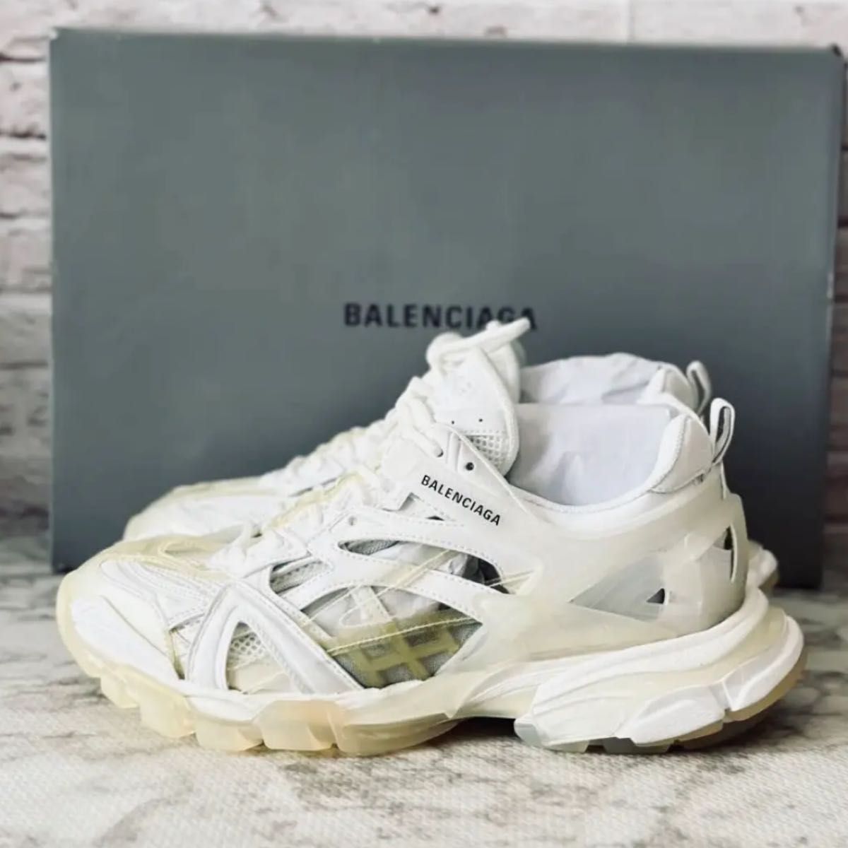 Balenciaga Track 2 クリアーソール スニーカー 41 新品