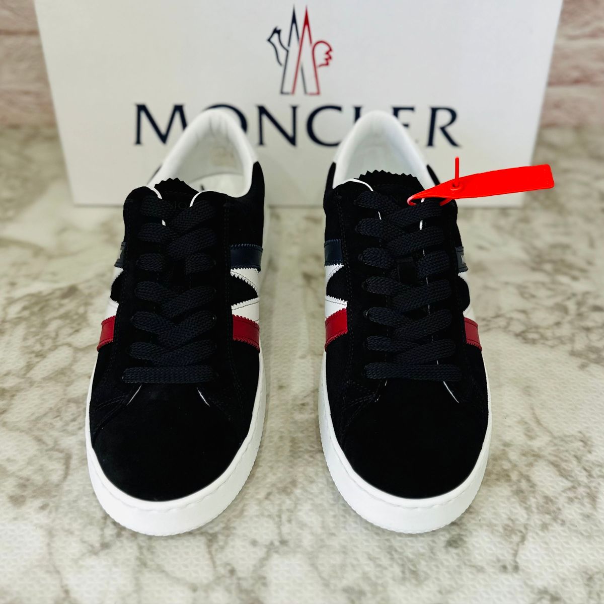 Moncler Monaco Mスニーカー 23AW最新モデル スエード 40