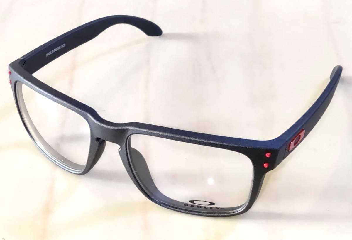 お見舞い OX8156-0956 RX HOLBROOK OAKLEY サテンライトスチール 未