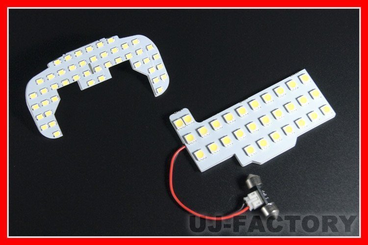 【即納】最強の明るさ 225発/１チップ3LED内蔵SMD/ルームランプセット(フロント＋セカンド)エブリィワゴン DA17W ハイルーフ専用(HL07S4201_画像3