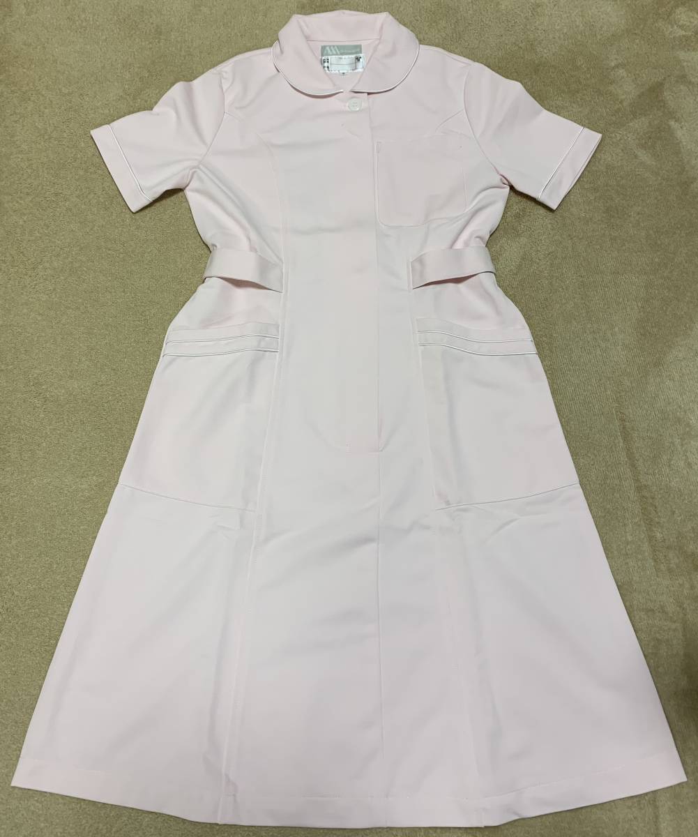 *[ unused ]1 place point. dirt equipped nurse One-piece S size pink nursing medical care tooth . Esthe nursing student real . uniform uniform *