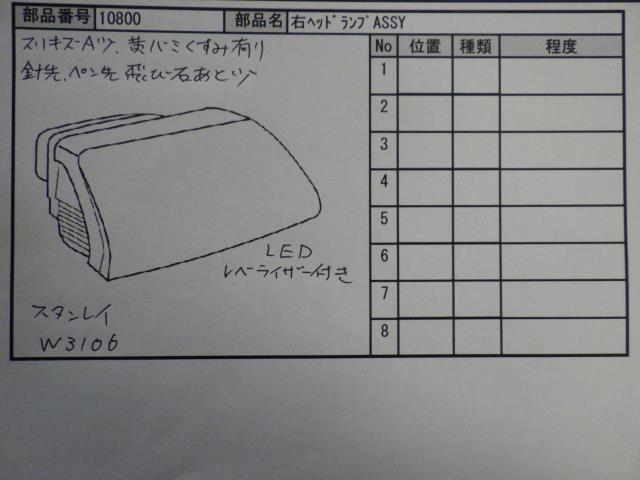 Ｎ－ＢＯＸ DBA-JF3 右ヘッドランプASSY_画像4