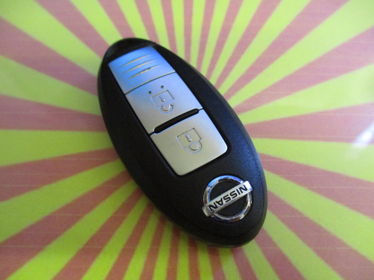 *C2529 Nissan original remote control smart key keyless key 2 button 007YUUL0453 YF15 juke . use nationwide equal postage 370 jpy ~