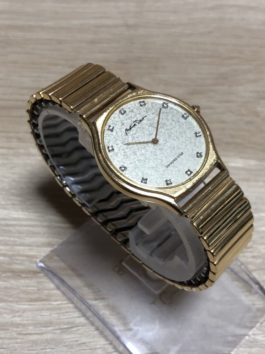 【ユ】Motive Deco モーティブ デコ 腕時計 MDY-1 K18 動作未確認 ベルト金刻印有_画像3