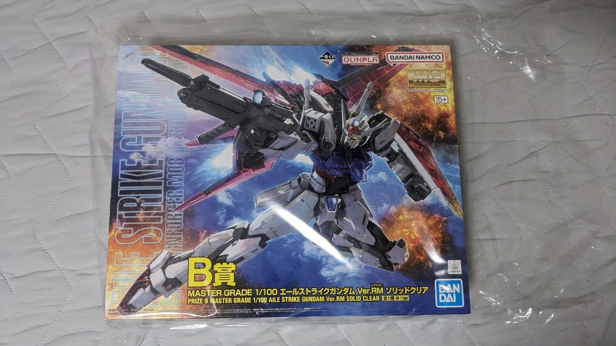 ガンプラ一番くじ2023 B賞 MGエールストライクガンダム Ver.RM ソリッドクリア