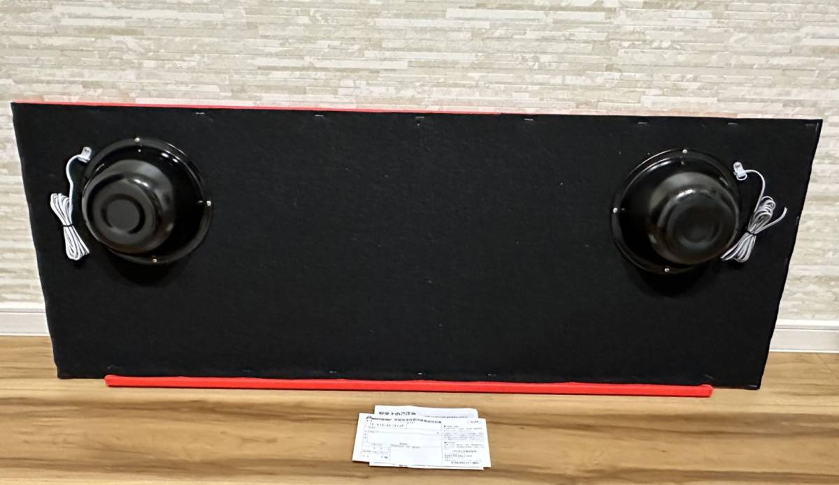 ダイハツ ハイゼットジャンボ S500P S510P スピーカーTS-A1670F 2014年9月～現行モデル リヤシェルフ 天井 後部棚 合皮レザー 色：赤_画像5