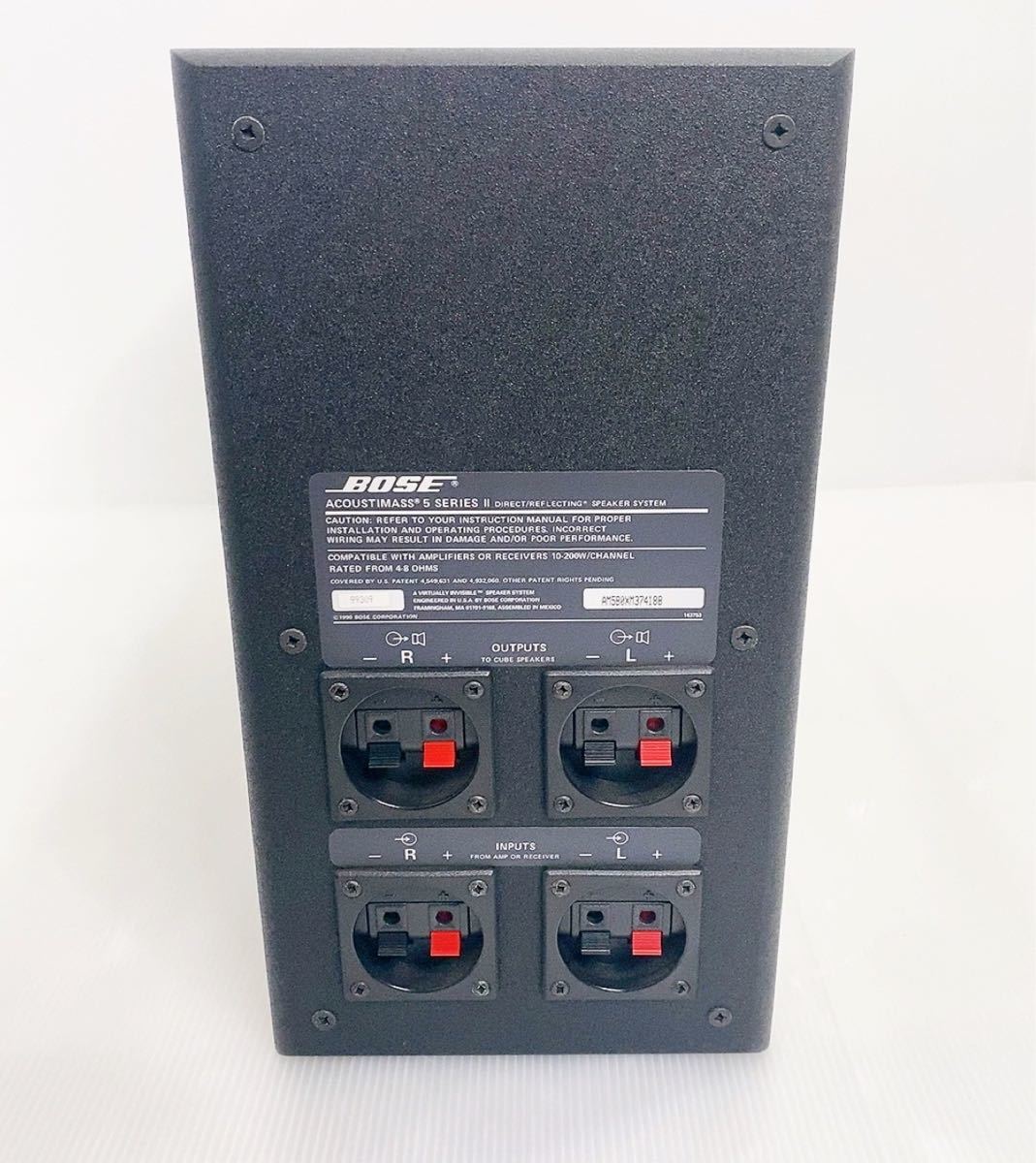 極上品】BOSE ボーズ AM-5Ⅱ ウーファー サテライトスピーカー 極上品】BOSE ボーズ AM-5Ⅱ ウーファー サテライトスピーカー