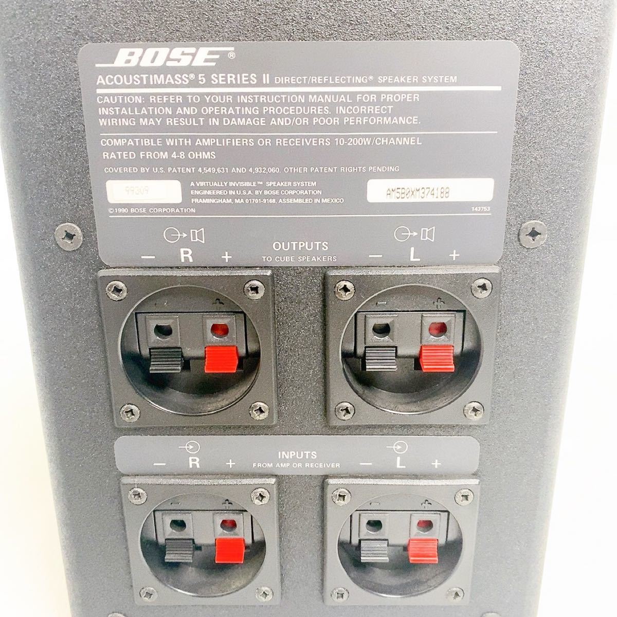 極上品】BOSE ボーズ AM-5Ⅱ ウーファー サテライトスピーカー 極上品】BOSE ボーズ AM-5Ⅱ ウーファー サテライトスピーカー