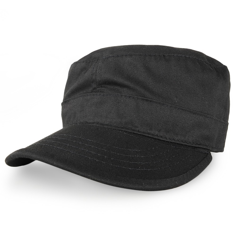 Rothco ファティーグキャップ ベルクロ調節可能 [ ブラック ] 帽子 | ベースボールキャップ 野球帽 メンズ ハット_画像1