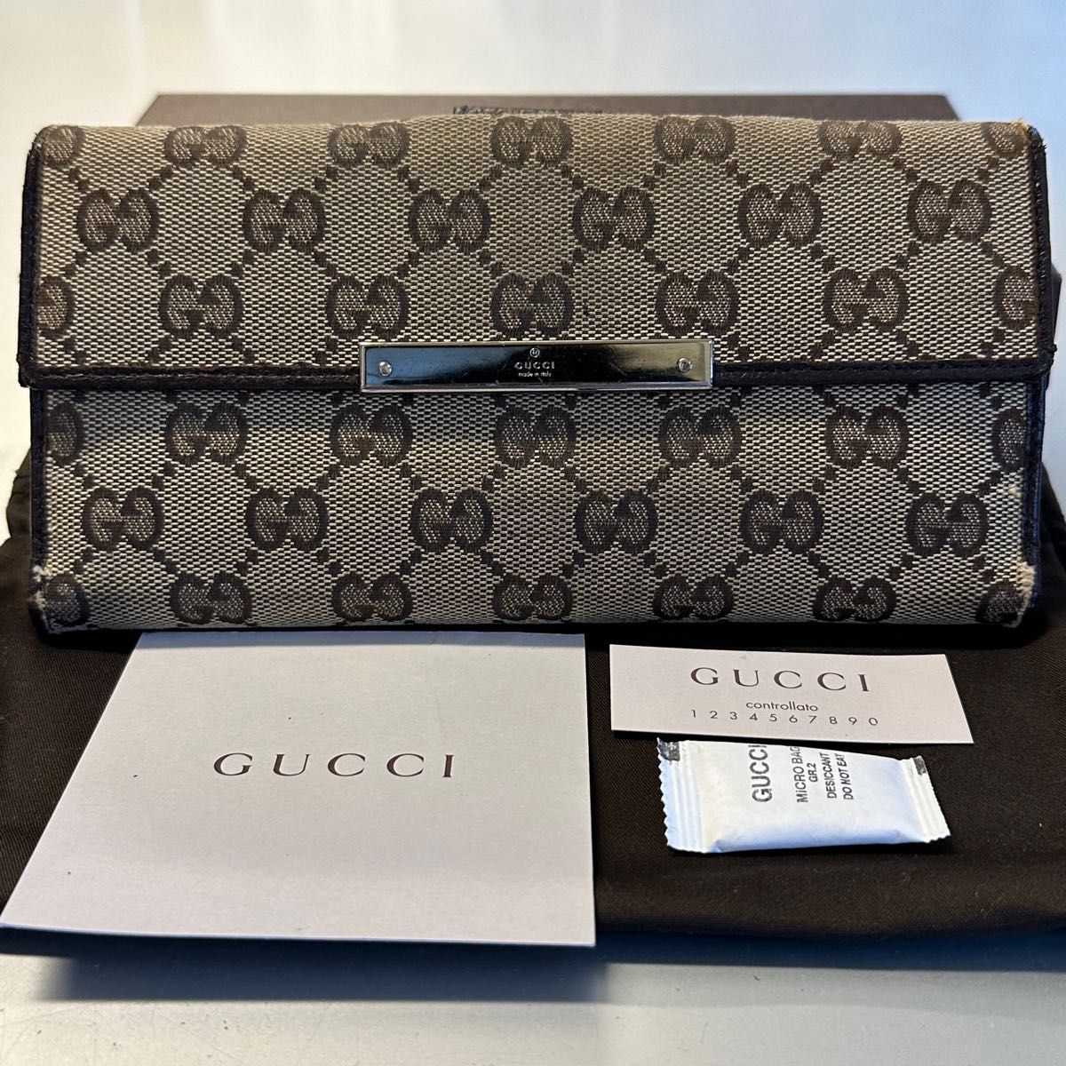 未使用に近い グッチ GUCCI 財布 長財布 GGキャンバス Yahoo!フリマ（旧）-