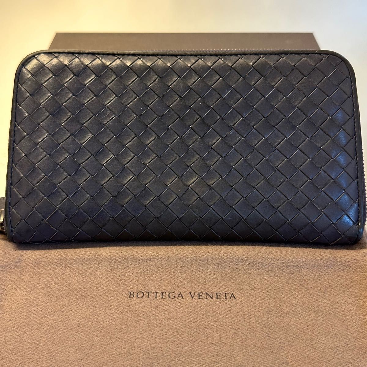 未使用に近い ボッテガヴェネタ BOTTEGA VENETA 財布 長財布 イントレ