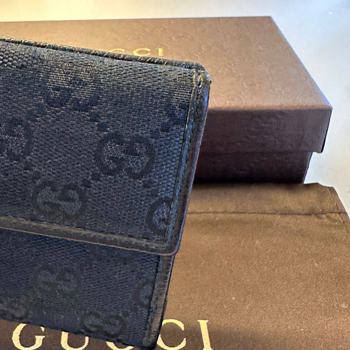 新品同様 グッチ GUCCI 財布 長財布 GGキャンバス|PayPayフリマ