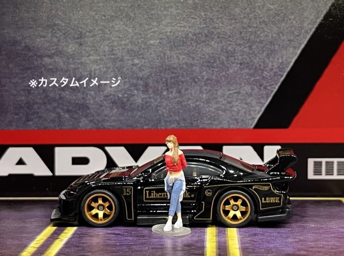 1/64 カスタムホイール　4台分　TE37風＆7本スポーク　シルバー＆ゴールド　ホットウィール等のミニカーに！_画像3