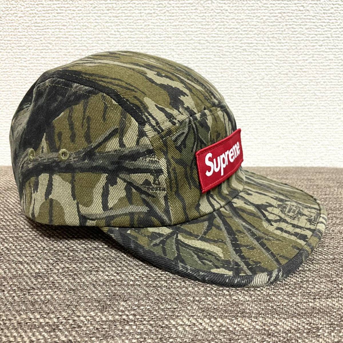 Supreme Military Camp Cap Mossy Oak Camo Red Free 18aw 2018年 モスオークカモ 赤 レッド ミリタリー キャンプ キャップ ボックスロゴ_画像3