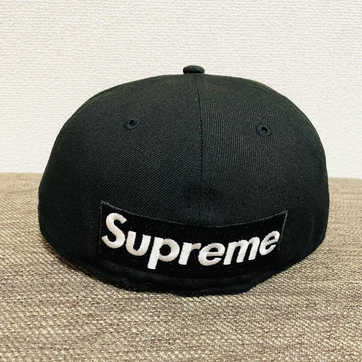 Supreme Reverse Box Logo New Era Cap Black 57.7cm 7 1/4 21ss 2021