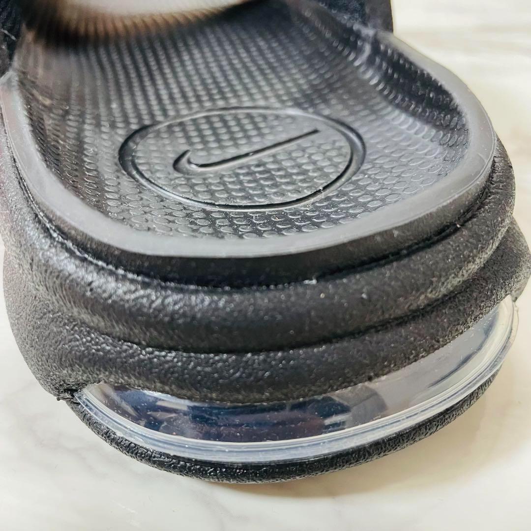 箱付き新品【27cm】NIKE エア モア アップテンポ スライド 黒 モアテン