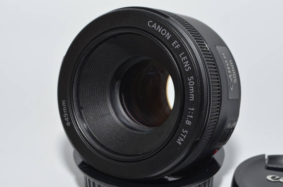 信頼】 単焦点レンズ 231347☆ほぼ新品☆Canon EF50mm EF5018STM フル