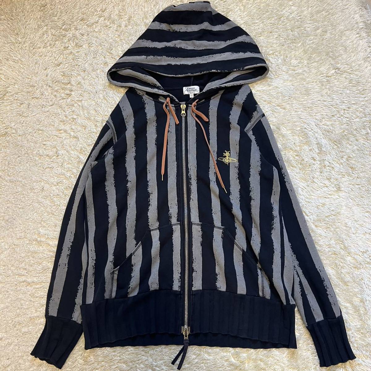 vivienne westwood man ジップパーカー オーブ 48-