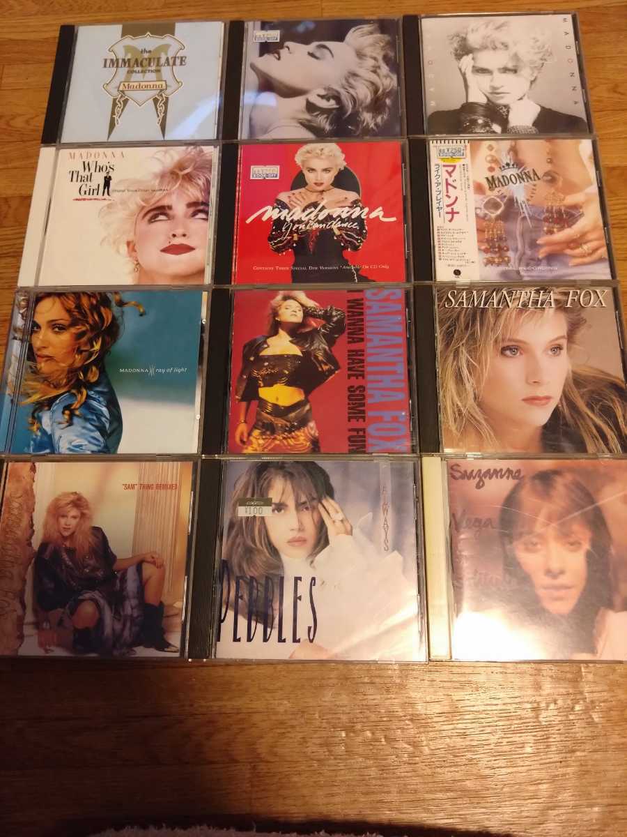 80s～90sアメリカンポップCDセット Madonna Samantha Fox Belinda Carlisle Debbie Gibson Alyssa Milano Expose Gigi on the beach 30枚_画像2