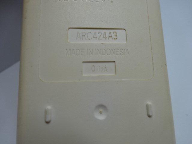 B3730◆ダイキン エアコン リモコン ARC424A3(ク）_画像3