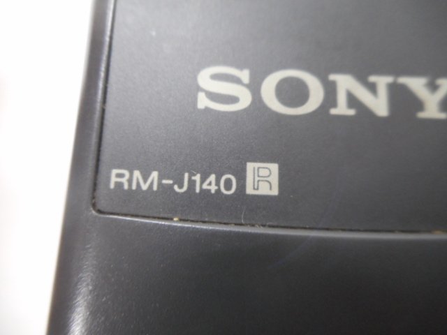 c5731◆SONY ソニー リモコン RM-J140(ク）_画像3