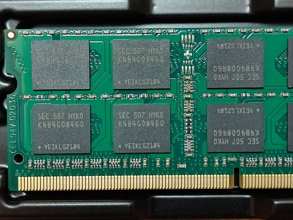 【コスパ高】16GB(8GBx2) DDR3 PC3L-12800S 新品未使用エラー無し_画像4