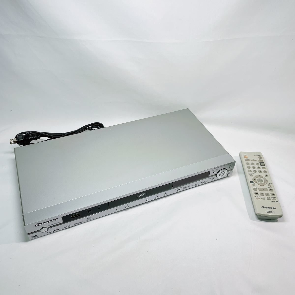 【 動作品 】Pioneer DVD PLAYER DV-600AV 2007年製 パイオニア DVDプレイヤー プレイヤー リモコン ブランド 廃盤 希少