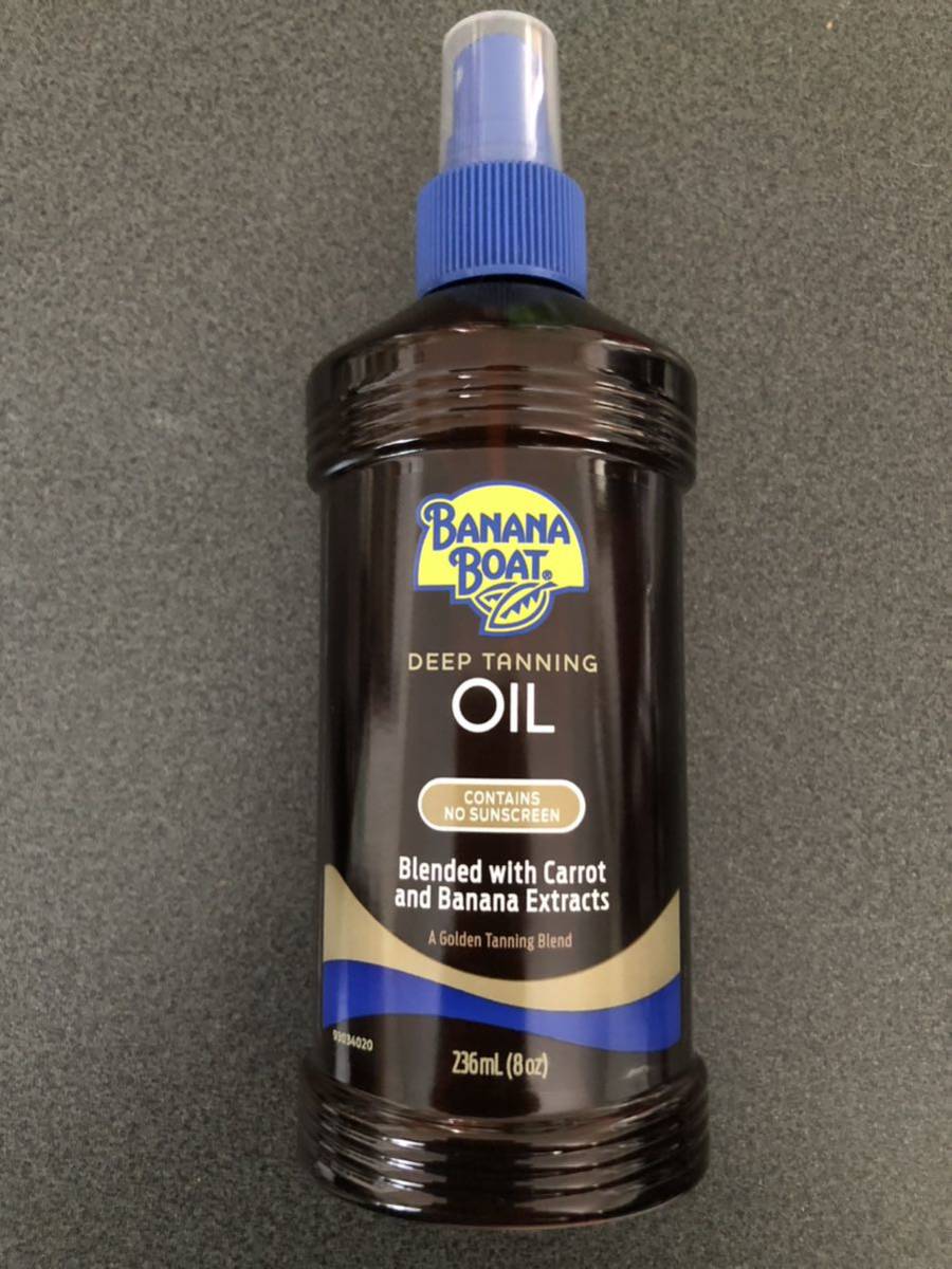 送料込み！バナナボート BANANA BOAT ディープターニングオイル　サンオイル SPF0 236ml_画像1