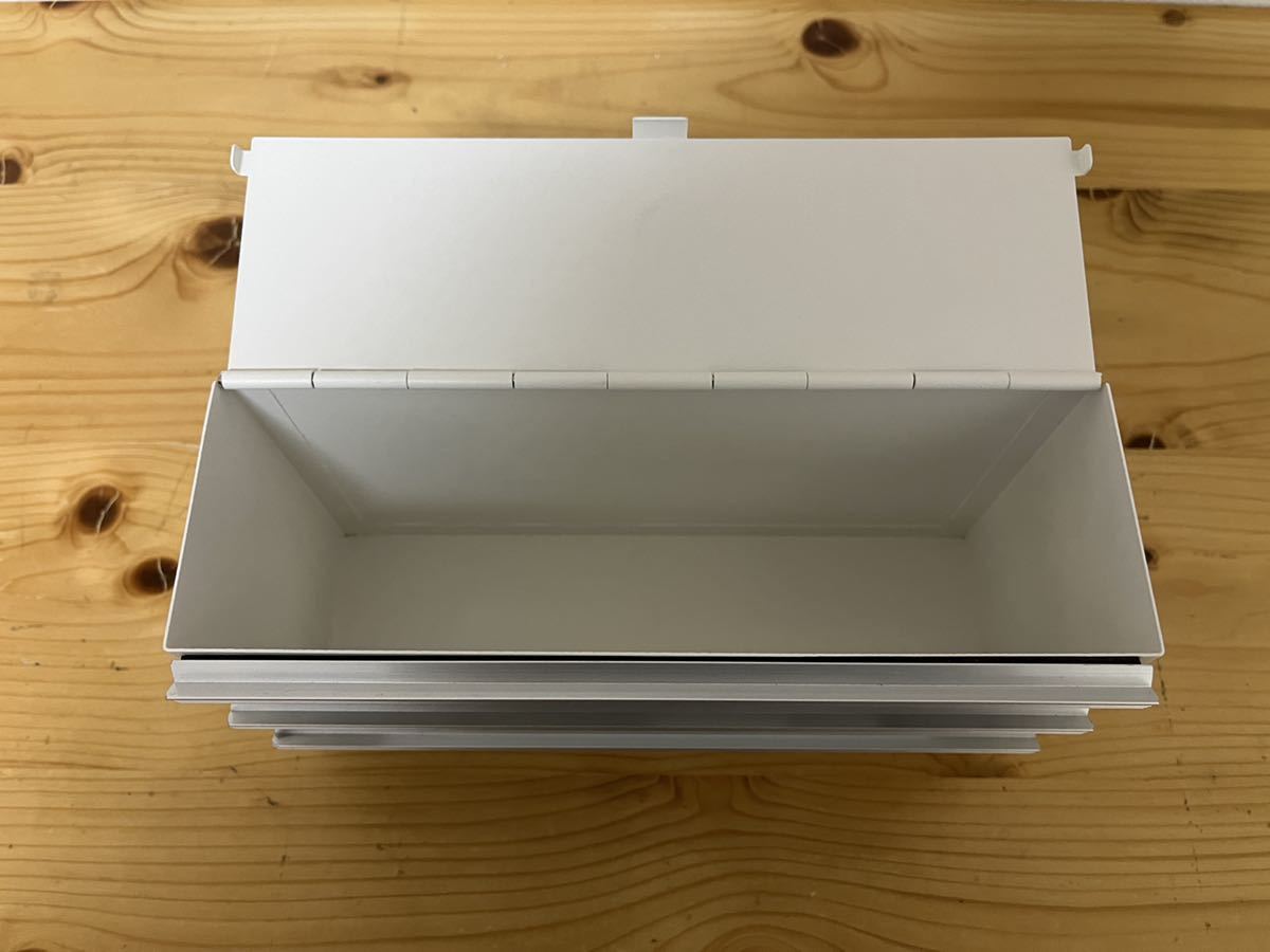 【未使用】スチール製 ティッシュケース ツールボックス キャビネット 工具箱 マグネット_画像8
