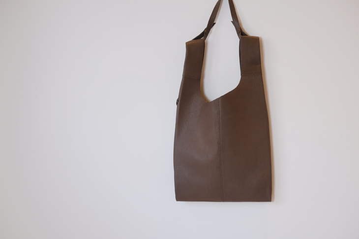 POMTATA (ポンタタ) | MEL TOTE (cocoa) | トートバッグ 送料無料 人気 山羊革 肩掛けOK_画像3