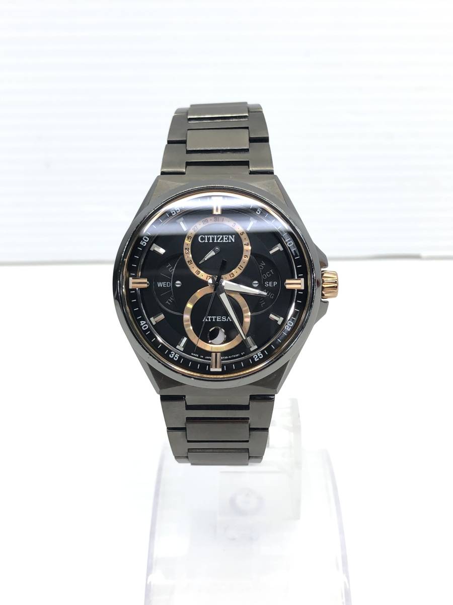 本物新品保証】 □CITIZEN シチズン 8730-S127939□ ムーンフェイズ