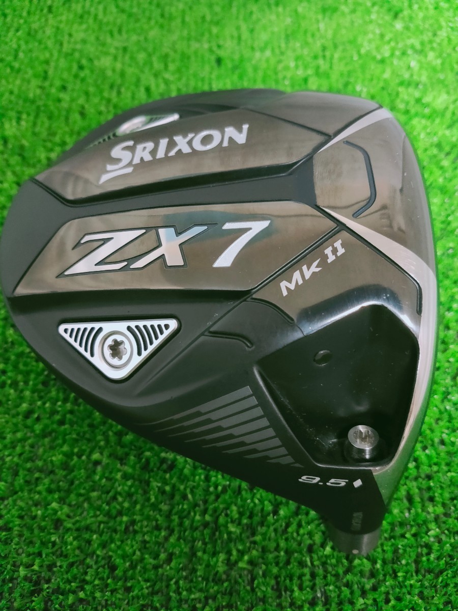 【送料無料】ダンロップ SRIXON スリクソン ZX7 mk2 mkⅡ シングルダイヤ ZX-7マーク2 9.5° 9.5度  ヘッド単品。ヘッドカバー付（DH284）