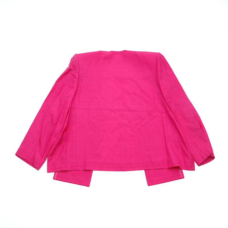 イヴ・サンローラン YVES SAINT LAURENT セットアップ ジャケット スカート ピンク_画像3