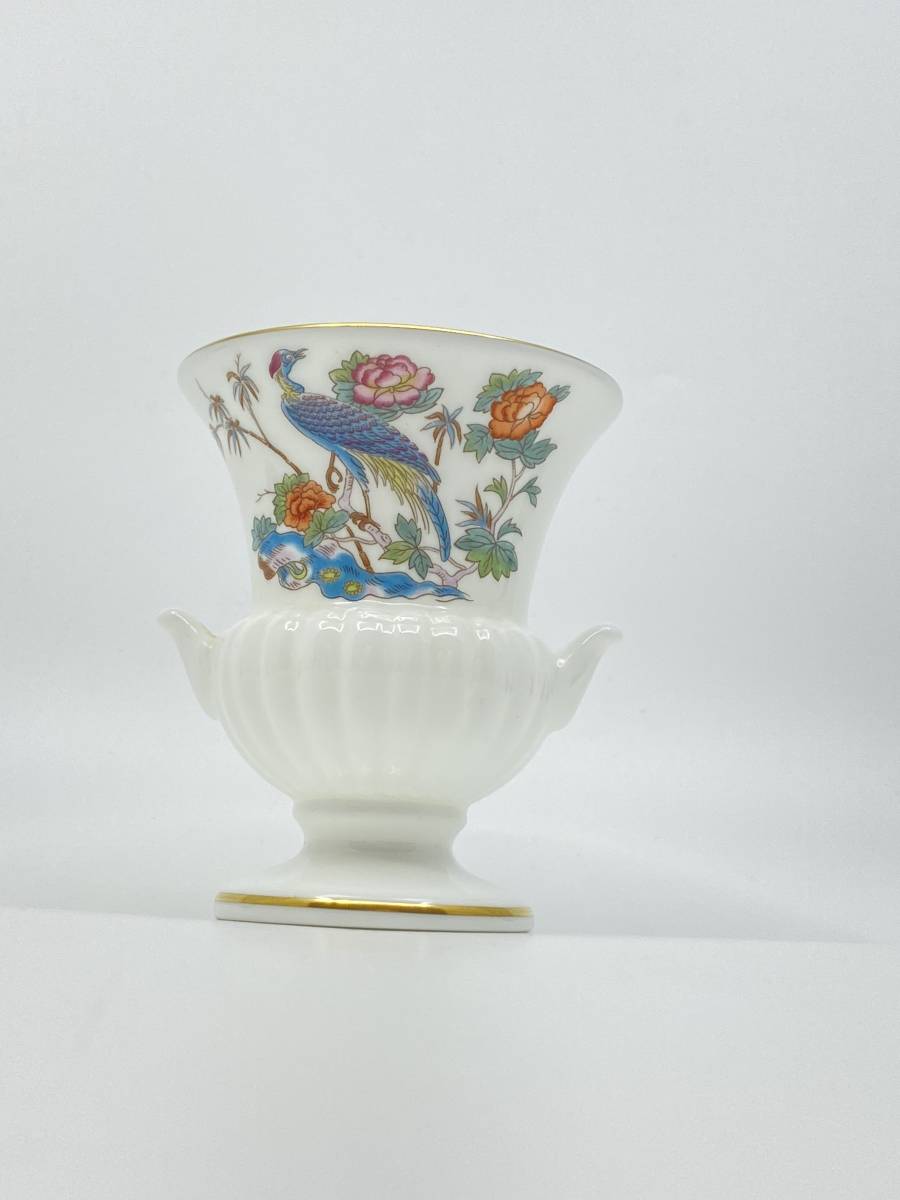 WEDGWOOD ウェッジウッド KUTANI CRANE Posy Urn クタニクレーン ポージー壷 *L697_画像3