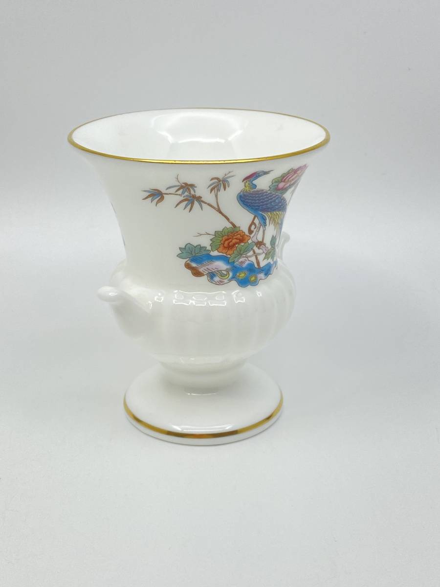 WEDGWOOD ウェッジウッド KUTANI CRANE Posy Urn クタニクレーン ポージー壷 *L697_画像2