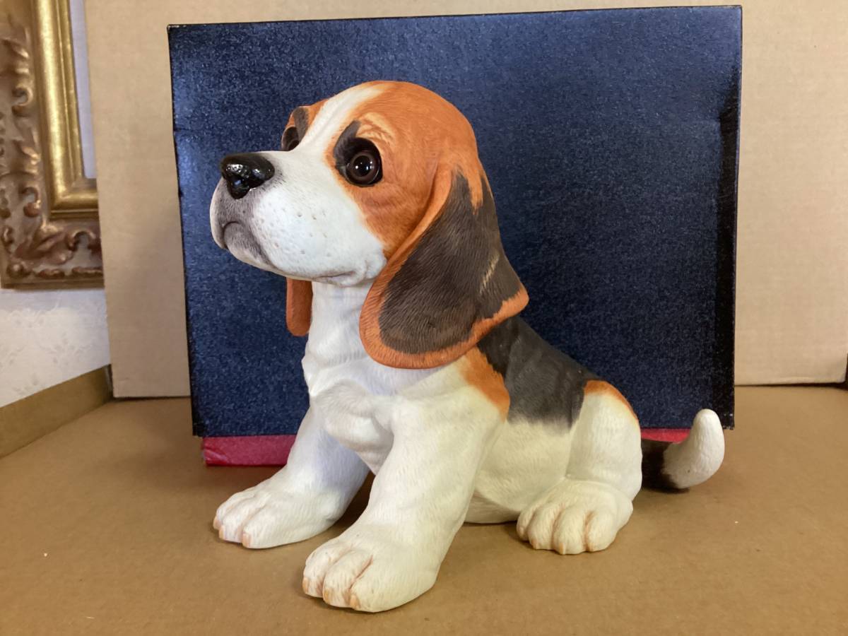 Parcelain "Puppy" Ornament Collection　磁器 ”子犬” 置物 ビーグル Beagle