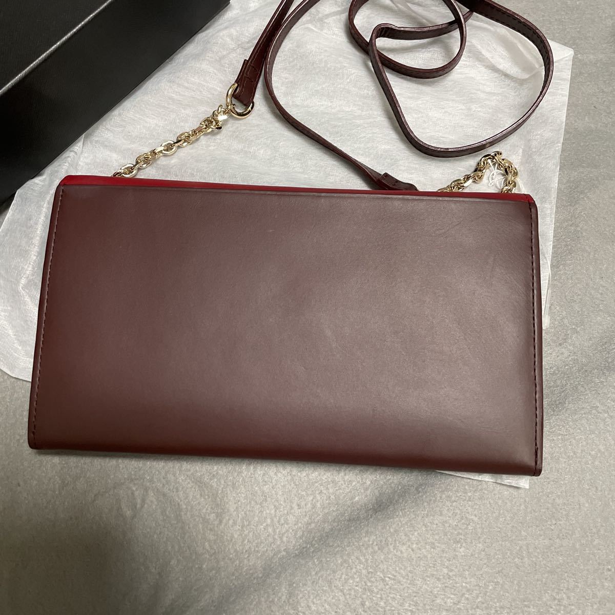  Paul Smith smartphone shoulder shoulder bag long wallet lady's long wallet chain wallet 
