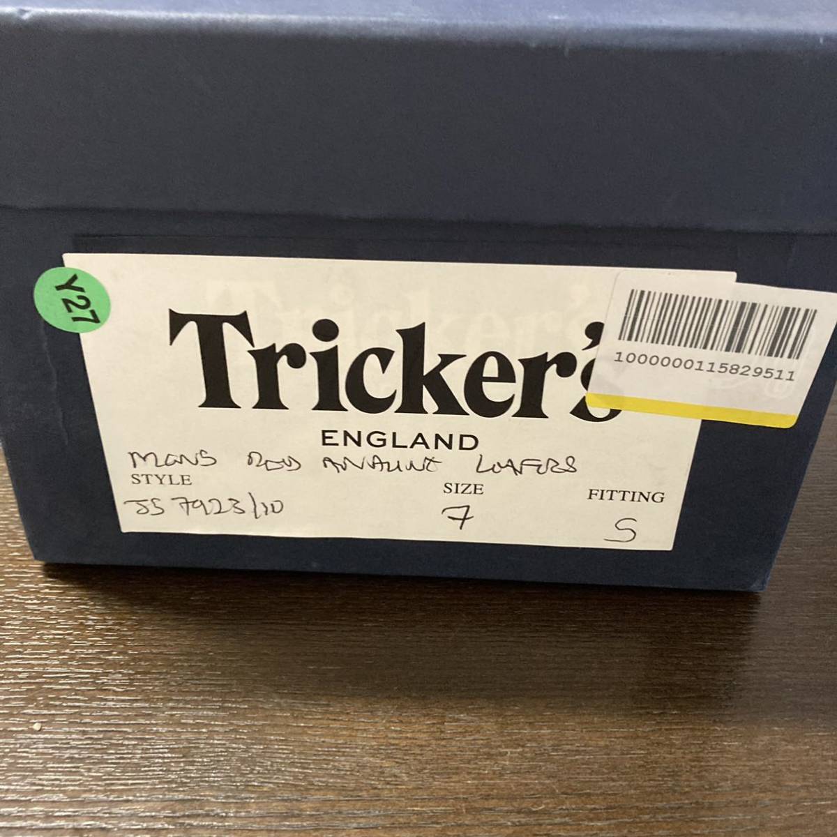 即決【送料0税0】新品 12.5万 メンズ[UK7]25.5cm相当 TRICKER'S トリッカーズ コインローファー モカシン 革靴 英国製 高級靴 イギリス_画像10